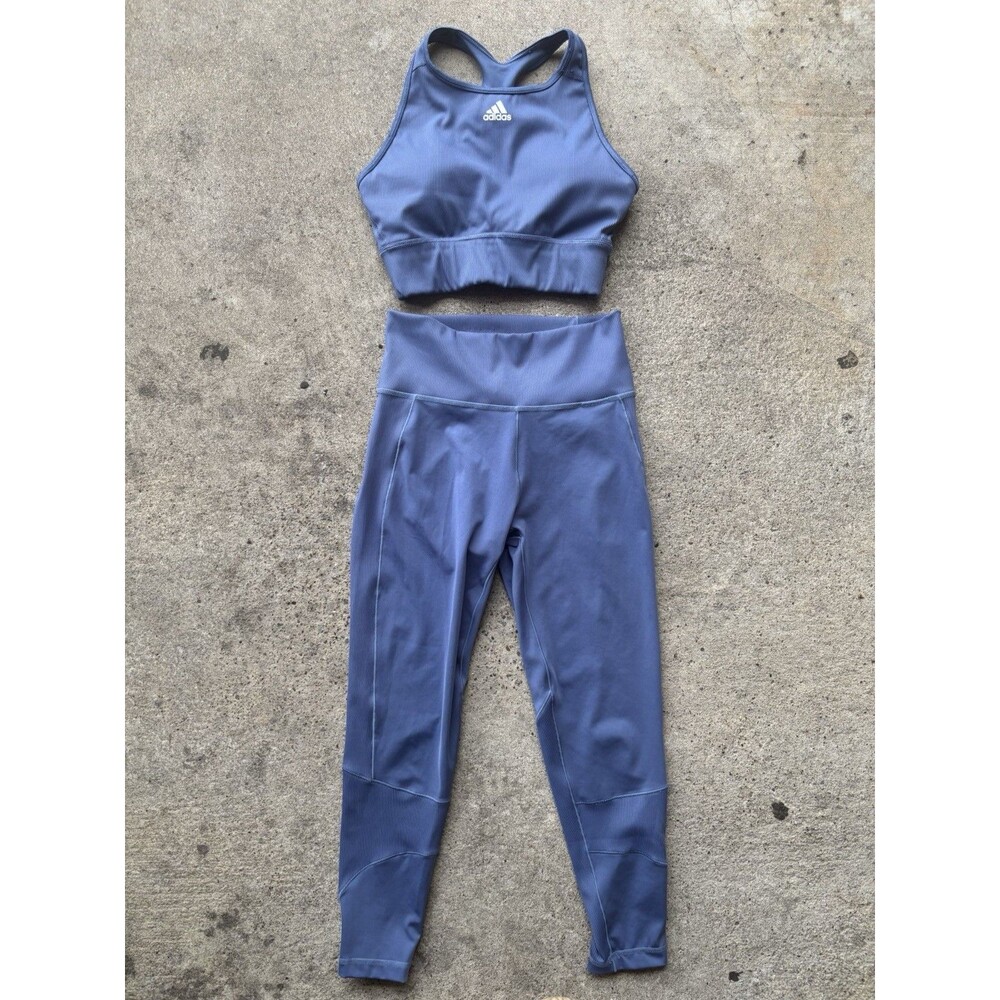 Adidas Women's Long Training Leggings Set  “Believe This” Collection Size Medium
